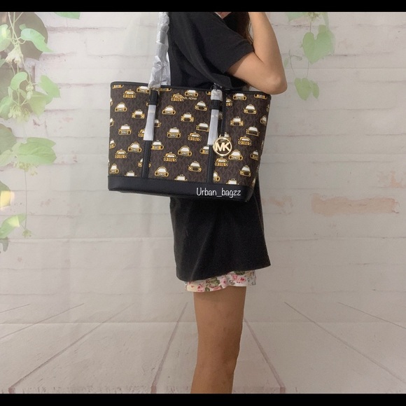 Michael Kors New York City JST SM Top Zip Tote - Picture 2 of 10